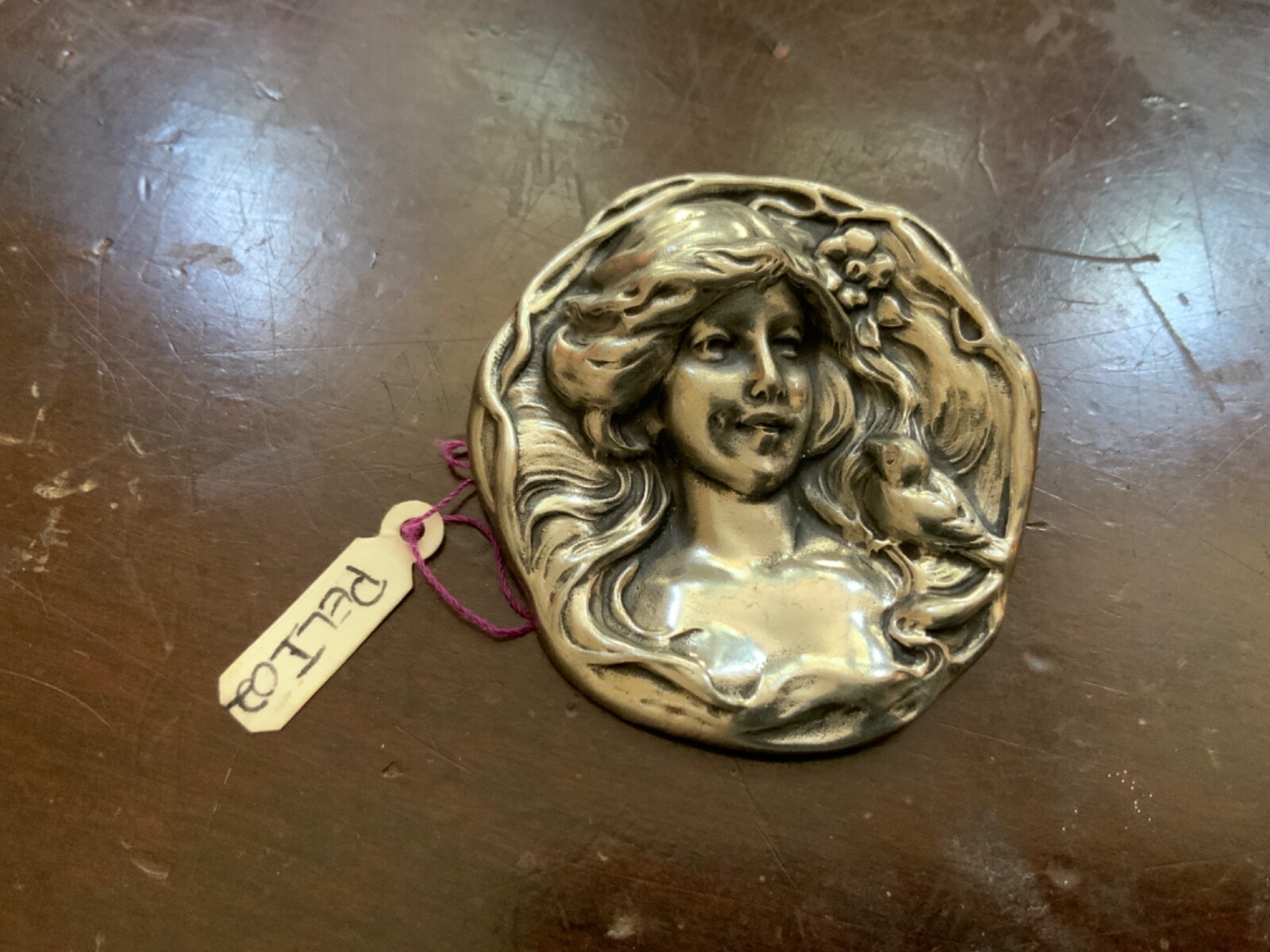 Elias 1990 pewter brooch