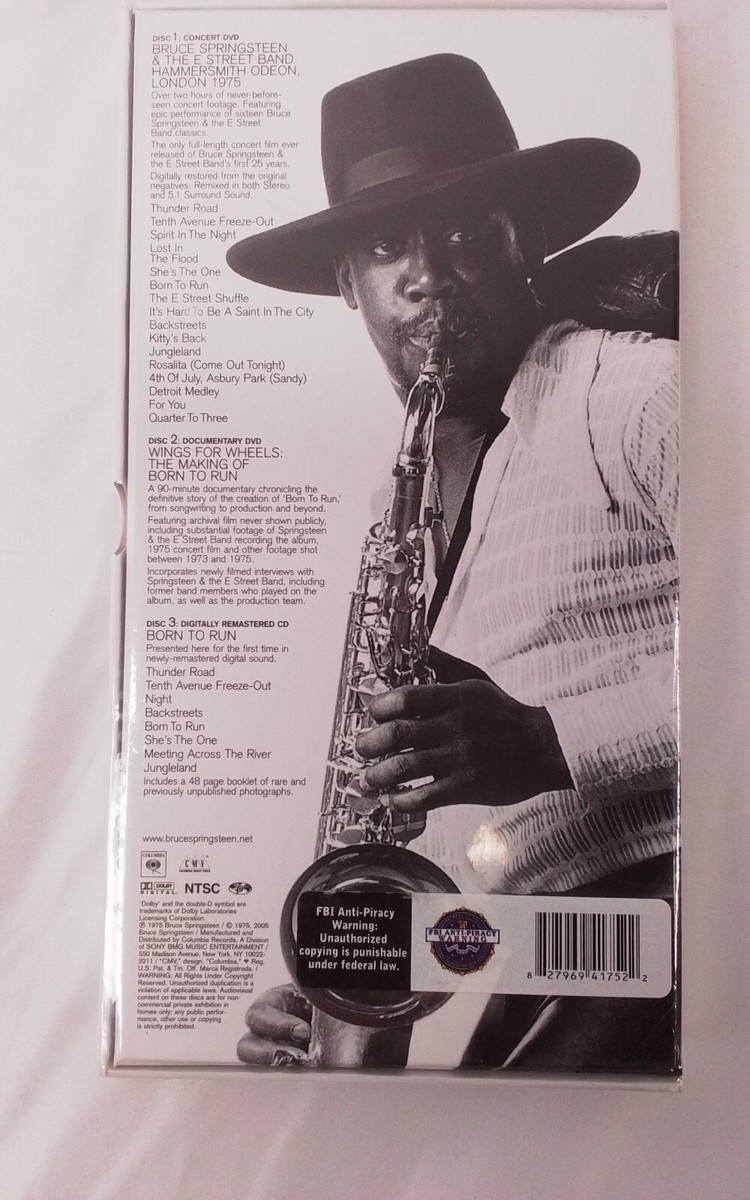 Bruce Springsteen Born To Run 3 Disc Set New Unopened #J2088 Bruce Springsteen Born To Run 3 Disc Set New Unopened #J2088