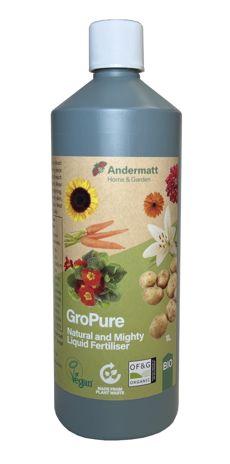 GroPure Organic Fertiliser | All-Purpose Plant Food - Andermatt Home & Garden