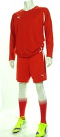 15 X Puma Mens Football Team Kits All Red With White Trim (s To 2xl) 15 X Puma Mens Football Team Kits All Red With White Trim (s To 2xl)