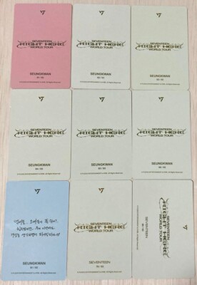 SEVENTEEN SEUNGKWAN WORLD TOUR RIGHT HERE in Seoul Photocard