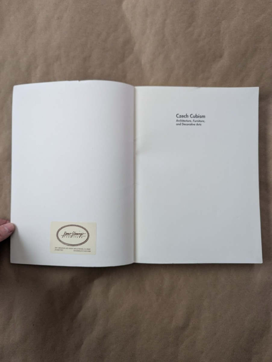 [レア] Czech Cubism and the Book Czech Cubism: Architecture, Furniture, Decorative Arts