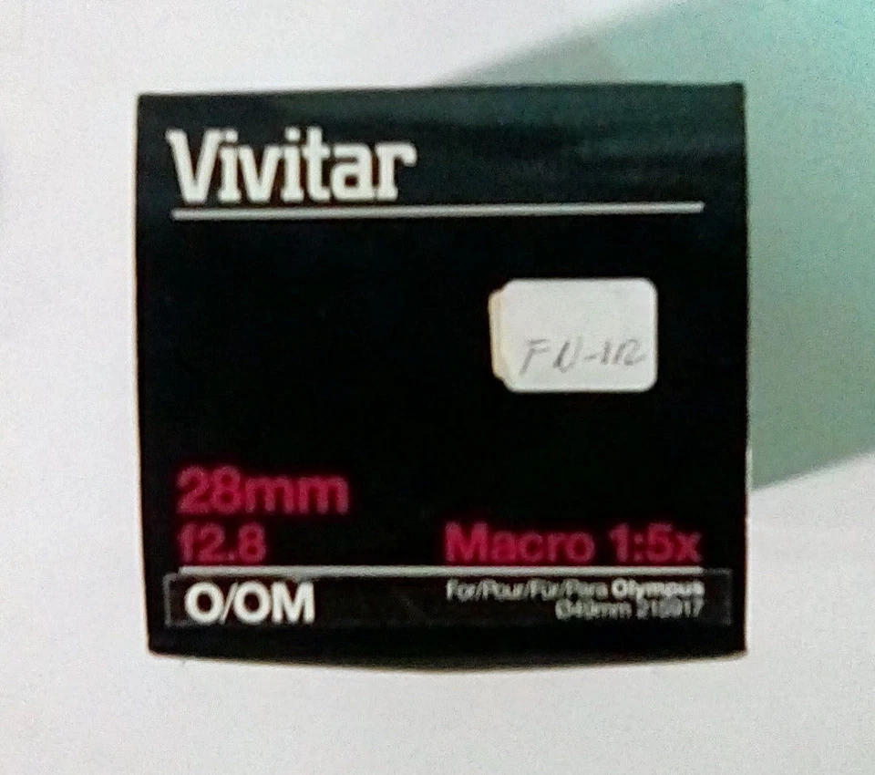 Vivitar 28mm/f2.8 Interchangeable Macro 1.5x Lens for Olympus (BRAND NEW!) - Image 3 of 3