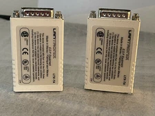 Two LANTRONIX TWISTED PAIR TRANSCEIVER LTX-TA 
