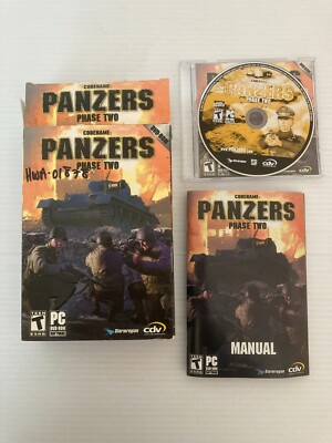 Codename: Panzers Phase Two (PC, 2005) Boxed w/ Product Key