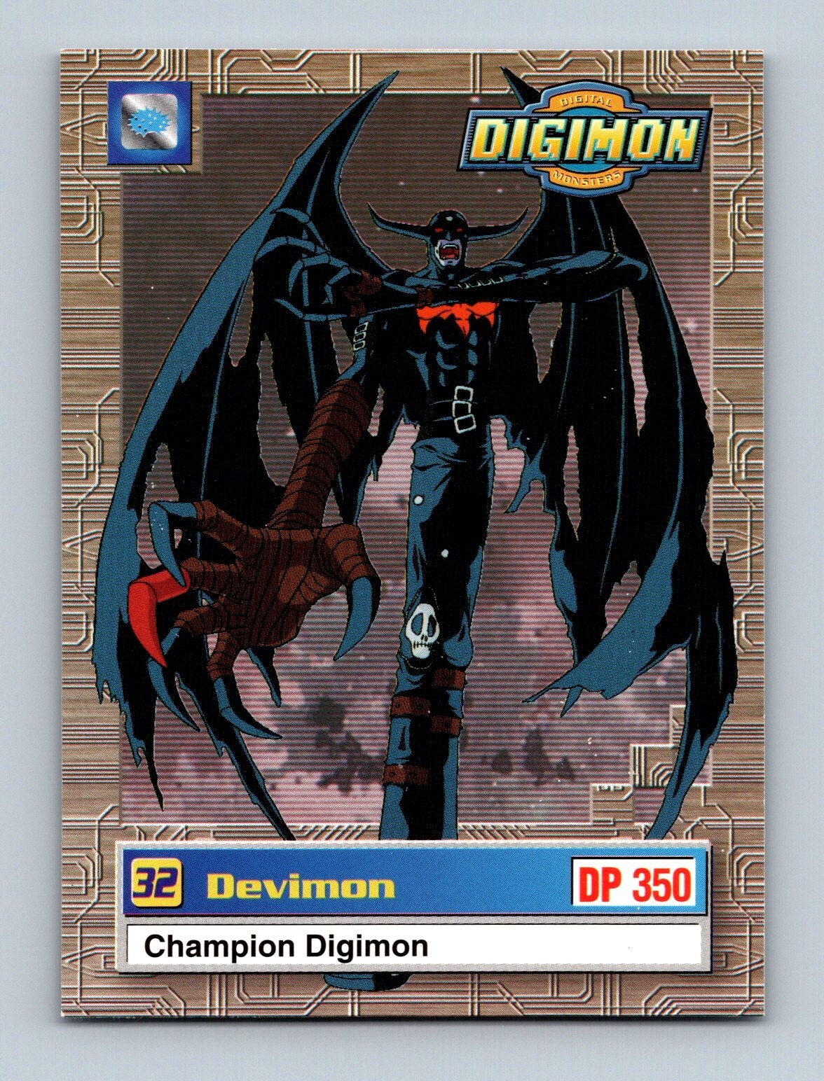 Digimon Animated Series 1 - Devimon 30 of 34 - Upper Deck 1999