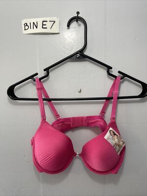 Unbranded Pink Wired Light Padding Removable Straps bra size 38C
