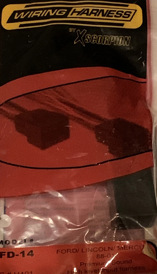 Premium Sound High Level Input Harness for select 1988-01 Ford Lincoln Mercury  - Image 2 of 2