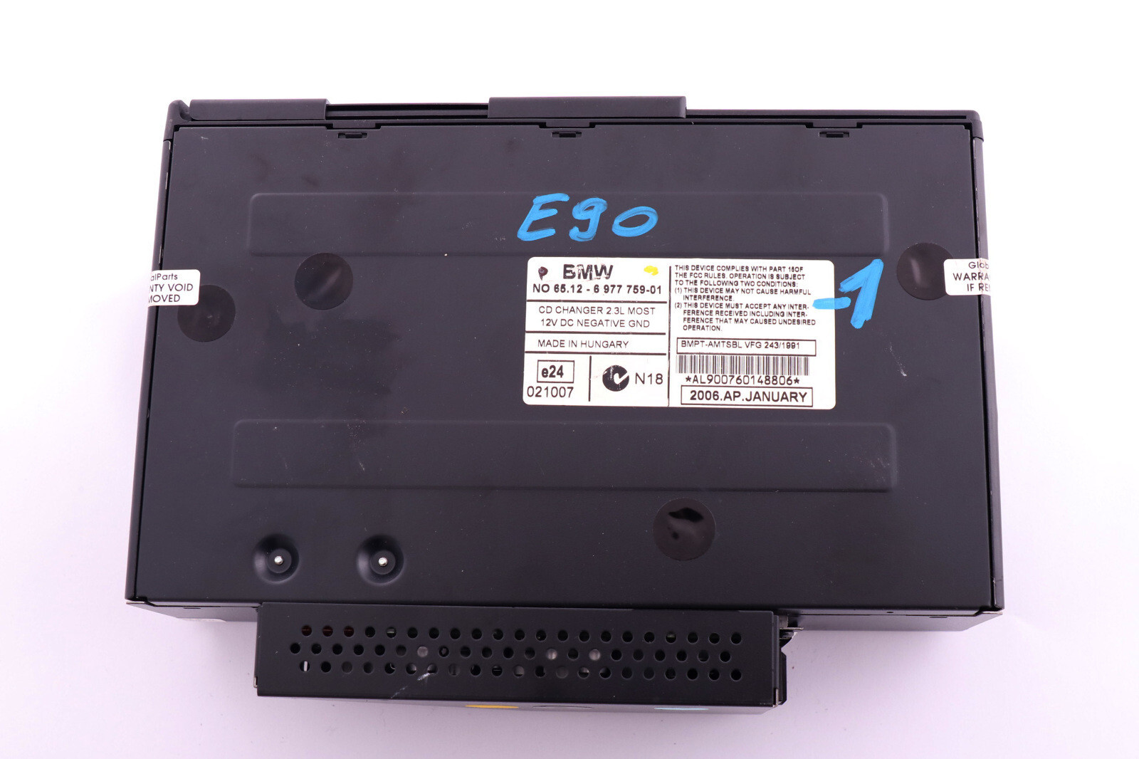 BMW 1 3 Series E81 E87 E90 E91 E92 6disc CD Changer Without Magazine 6977759 eBay