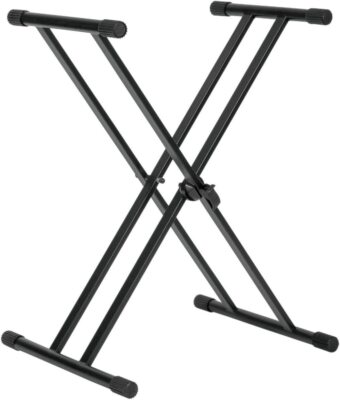 Gator Frameworks Double Brace X-Style Keyboard Stand with Adjustable Height