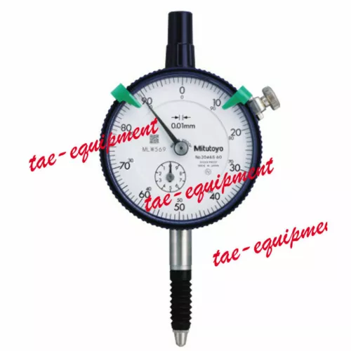 New Mitutoyo 2046S-60 Dial Gauge M2.5X0.45 Thread 8mm Handle ML