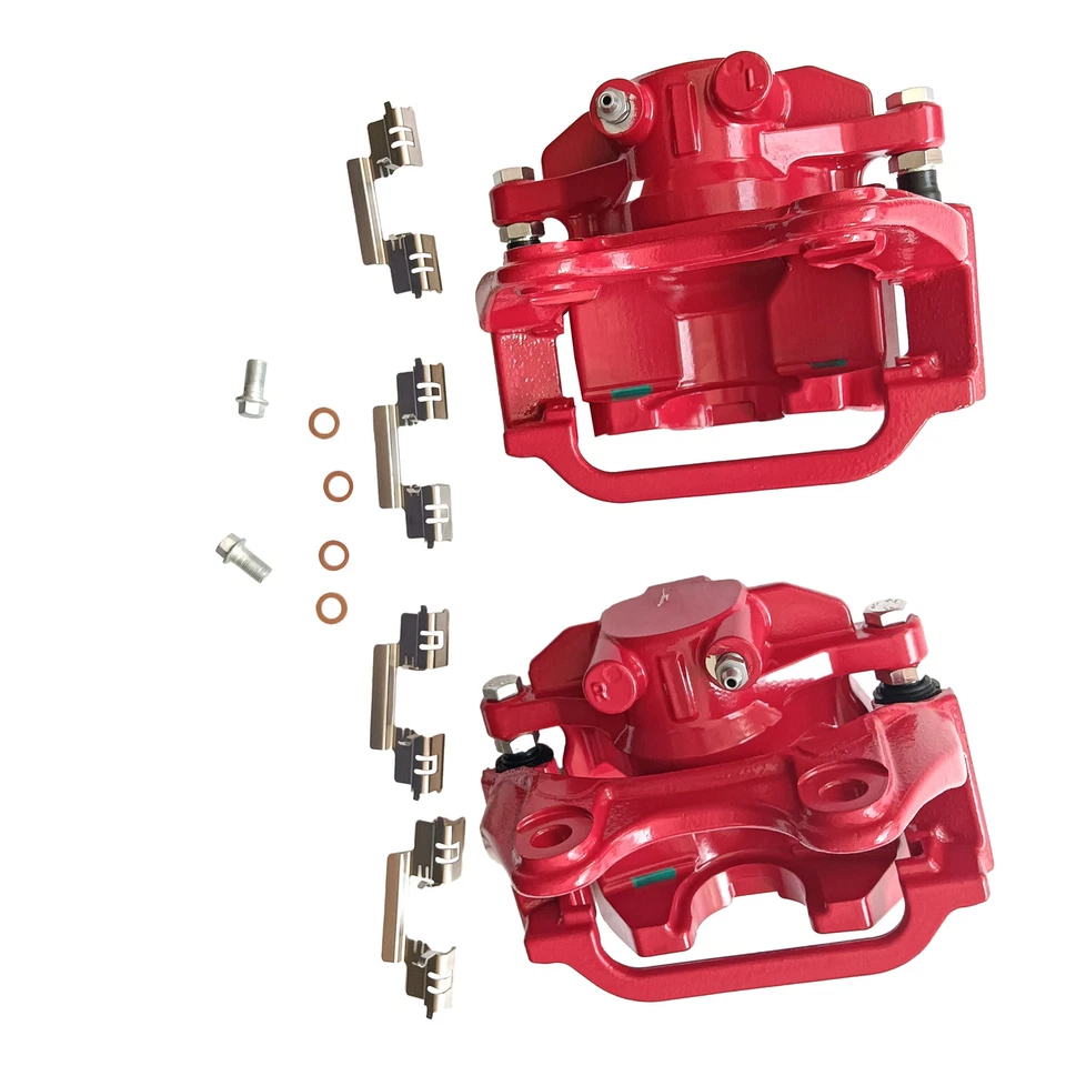 Pinza trasera roja de 2 piezas para GMC Sierra 1500 Cadillac Escalade Silverado 2007-2020 Foto 4 de 4