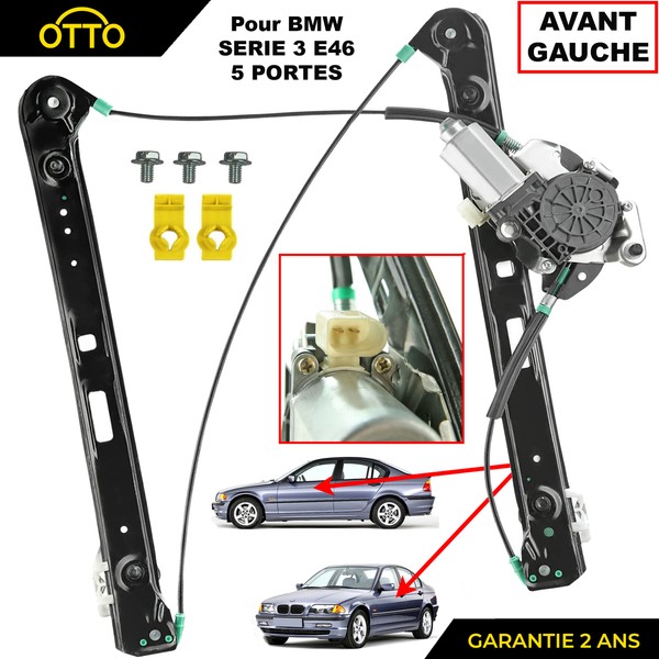Fensterheber Vorne Links FüR BMW 3Er E46 1998-2005 Limousine Kombi 0130821716-image