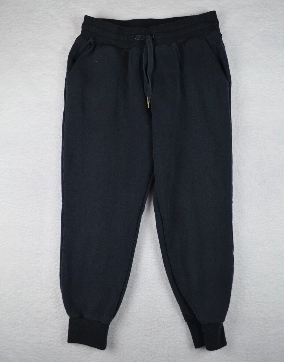 Zella Sweatpants Womens Large Black Live In Pocket Joggers Thick Pull Ons