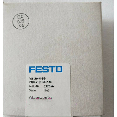 1PC New Festo VN-20-H-T6-PQ4-VQ5-RO2-M Vacuum Generator Expedited Shipping