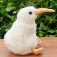 lovely plush Kiwi bird toy plush high quality white Kiwi doll gift about 19cm
