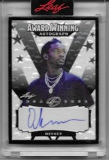 OFFSET Migos 2023 Leaf Pop Century DECADENCE 1 Signature Auto RC Autograph 1/7