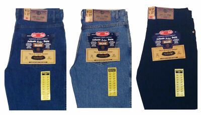 HERREN DENIM BLAU JEANS STRAPAZIERFÄHIG GERADE NORMALE PASSFORM ARBEIT FREIZEIT HOSE REISSVERSCHLUSS