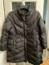 Woman’s Macintosh Mac Down Filled Coat Size Xl Black