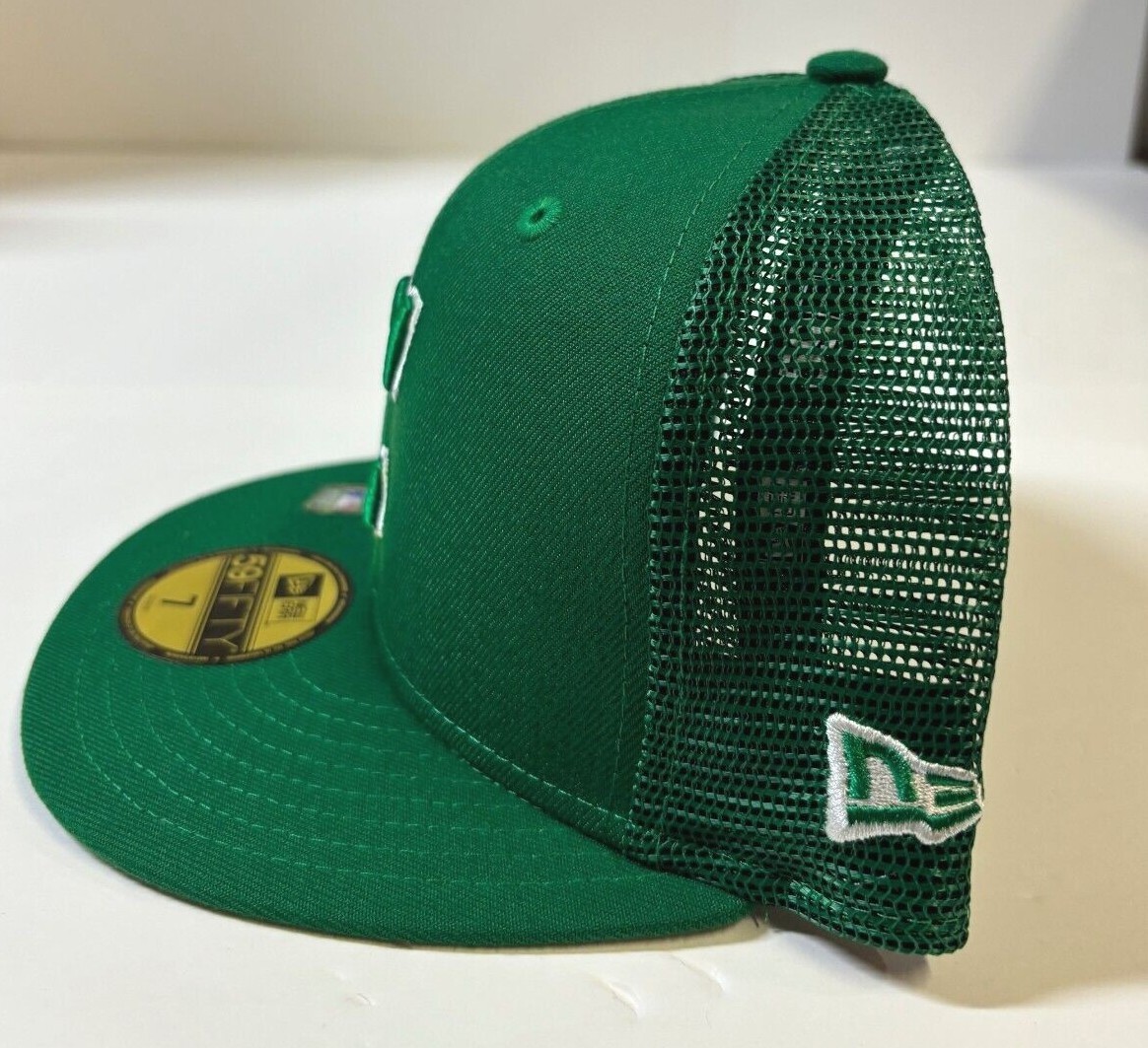 Cleveland Guardians NE MLB 2022 St. Patrick's Day Fitted Hat~Green