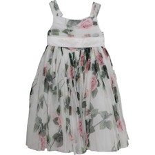 DOLCE & GABBANA Kids Dress White Floral Sleeveless A-line s. 6 years RRP 1350usd