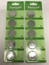 10x NEW Eunicell CR2032 5004LC Lithium 3V Coin Cell Car Remote Watch Battery USA