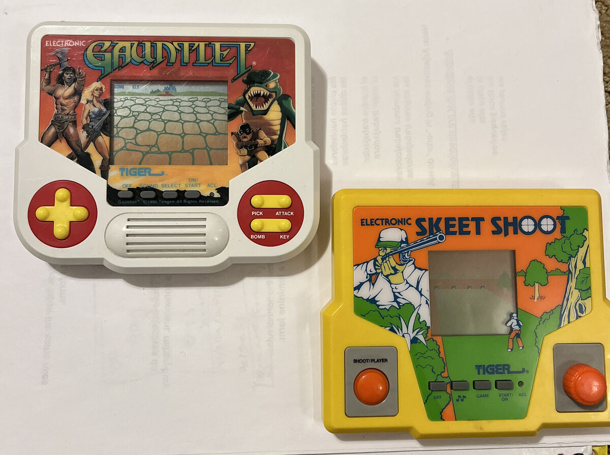 Vintage Tiger Electronic 1980s Gauntlet & Skeet Shoot Vintage Tiger Electronic 1980s Gauntlet & Skeet Shoot