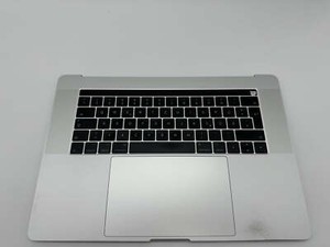 Macbook Pro 15" 2016 2017 A1707 Topcase Trackpad Tastatur Silber #T637