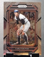 2023 Panini Prizm #112 Carlton Fisk RED SOX HOF'er baseball card⚾️NM/MT