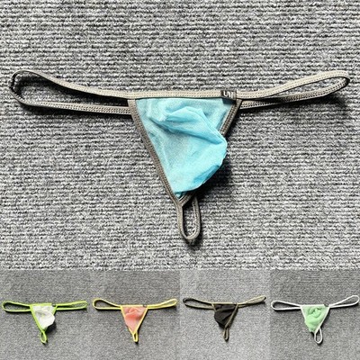 Großer G-String-Netzbeutel für Männer 70 % Polyamid + 30 % Elasthan Clubwear