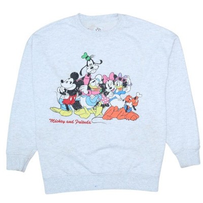 Disney x Primark Damen grau Mickey & Friends Sweatshirt Größe S 10/12