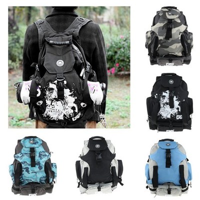 Sportrucksack Polyester Rucksack Reisetasche für Rollschuhlaufen,