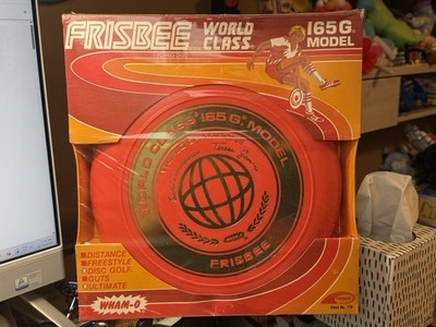 Wham-o Frisbee World Class 165 Gram 80C mold Scott Zimmerman Teresa Gaman nos