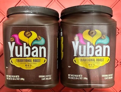 2 PACK- Yuban 38.2 oz Traditional Roast Medium Roast Ground Coffee [Total 76 oz]