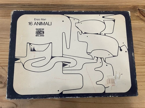 Enzo Mari 16 Animali Danese Milano 3015D Art Puzzle - Picture 1 of 5