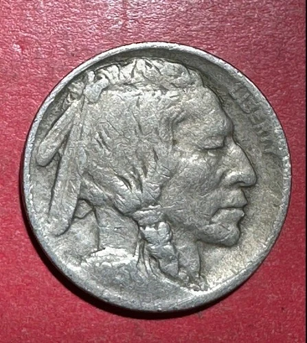 1913 US Buffalo Nickel! "Philadelphia" Mint Mound Variety Type 1!  FINE! Coin!