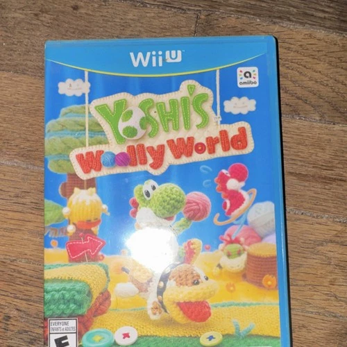 Nintendo Yoshi's Woolly World Wii U Platformer Action NTSC-U/C E Amiibo Manual