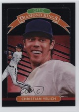2020 Donruss Optic Diamond Kings Black Stars Prizm /125 Christian Yelich #5 11bi