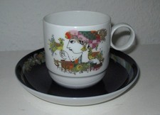 Rosenthal studio Linie Mokkatasse Espresso Porzellan mit Unterteller B. Wiinblad