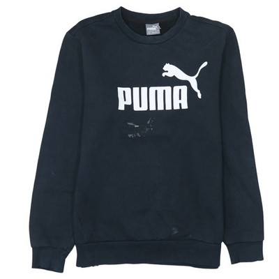 Schwarzer Pullover Sweatshirt Herren UK Größe S Puma