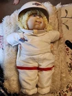 Vintage Cabbage Patch Kids Cute Tongue Out 18 " In Austronaut Costume