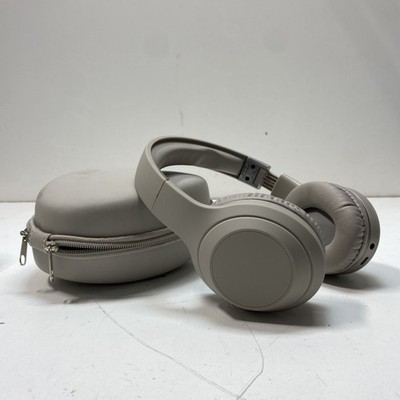 Sentry Industries BTAND Bluetooth Wireless Over-Ear Headphones Tan With Case