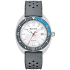 Bulova Snorkel 98B449 Crisp White Dial Date Display 10ATM Men's Quartz Watch