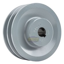 Cast Iron 4" Dual Groove Belt A Section 4L Pulley for 5/8" Shaft 2AK41-5/8