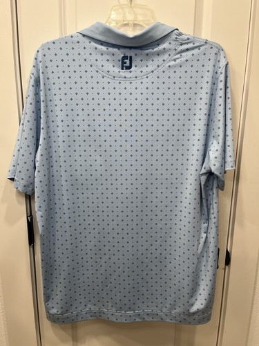 FOOTJOY FJ Athletic Fit modello stampa cubica allover uomo 2XL bambino blu - Foto 7 di 11