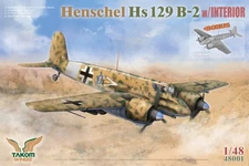 Takom 1/48 Henshel Hs129B-2 (with Interior) #48001 📌USA 📌Sealed 📌New Release
