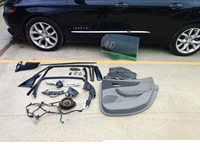 Door Hardware + glass, Rear Passenger Door, 2014-2020 Chevy Impala