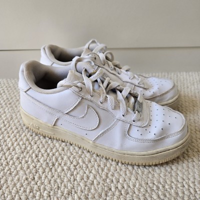 Nike Air Force 1 Low Triple White (GS) Sneaker Herren Jungen UK 4,5 US 5 EU 37,5
