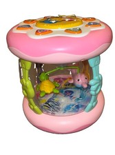 Rotating Ocean Light Up Musical Toy for Babies 6-36 Months Pink Crawling Gift