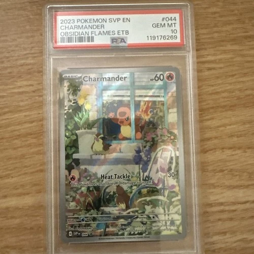 2023 POKEMON SVP EN-SV BLACK STAR PROMO #044 CHARMANDER PSA 10
